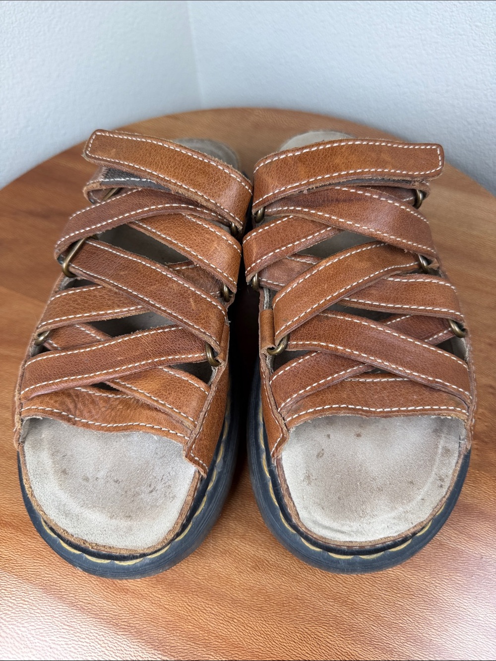 Y2K Vintage Dr. Doc Martens  Air Walk Punk Grunge Strappy Sandals Ladies Size 8